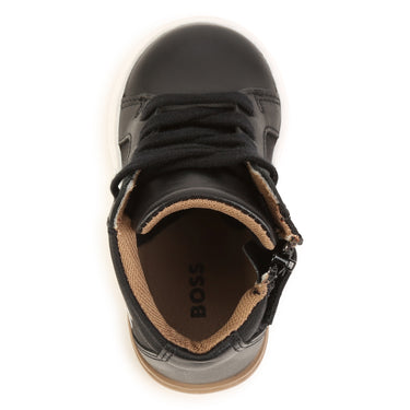 Tenis BOSS negros para niños